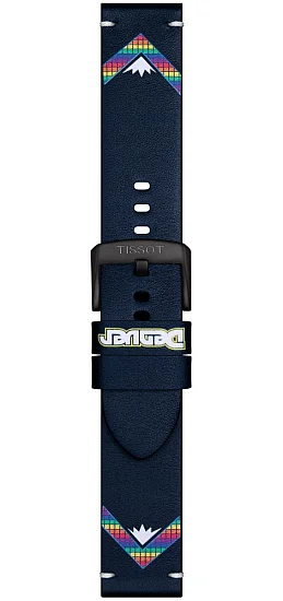 Paski i części Pasek Tissot NBA Skórzany Denver Nuggets 22mm T852047540