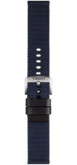Paski i części Pasek Materiałowy Tissot Niebieski 22mm T852046754