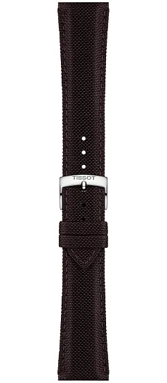 Paski i części Pasek Materiałowy Tissot Brązowy 21mm T852048181