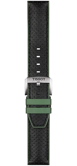 Paski i części Pasek Tissot Zielony Hybrydowy 22mm T852046787