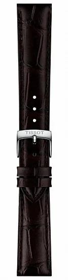 Paski i części Pasek Tissot Brązowy Skórzany 18mm T852051032