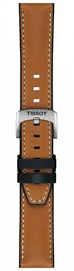 Paski i części Pasek Tissot Brązowy Skórzany 21mm T852051018