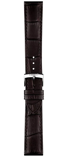 Paski i części Pasek Skórzany Tissot Brązowy 20mm PR 100 T600049155