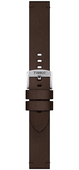 Paski i części Pasek Tissot Brązowy Syntetyczny 20mm T852048215