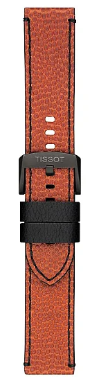 Paski i części Pasek Skórzany Tissot Pomarańczowy 22mm Nba Chrono XL T600043105