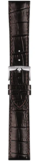 Paski i części Pasek Skórzany Tissot Brązowy 22mm Chrono XL, Gent XL T600043495