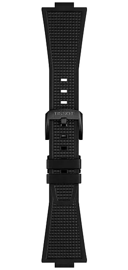 Paski i części Pasek Gumowy Tissot Czarny 27mm PRX 40 T603050081