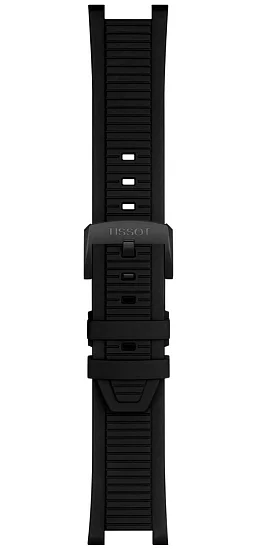 Paski i części Pasek Gumowy Tissot Czarny T-Race T603048545