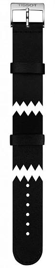 Paski i części Pasek Skórzany Tissot Czarny 19mm NATO T600039695