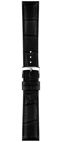 Paski i części Pasek Skórzany Tissot Czarny 20mm PR 100 40mm T600049252