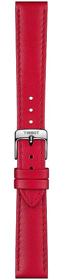 Paski i części Pasek Skórzany Tissot Czerwony 16mm Bella Ora T600042519