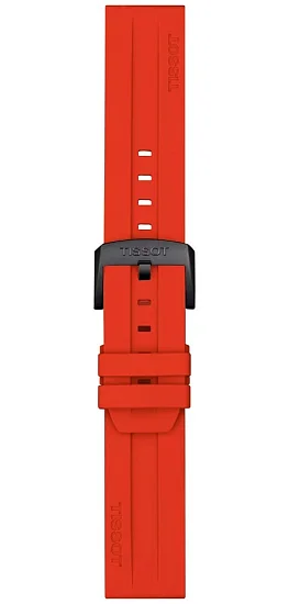 Paski i części Pasek Gumowy Tissot Czerwony 22mm T-Race T603048933