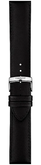 Paski i części Pasek Skórzany Tissot Czarny XL 21mm Everytime T600039706