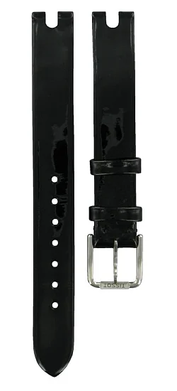 Paski i części Pasek Skórzany Tissot Czarny 10mm Flamingo T600030711