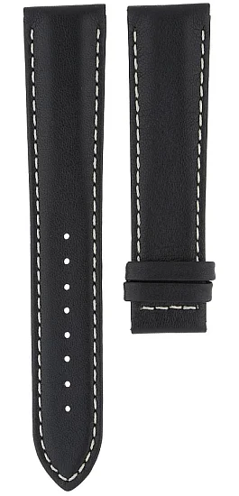 Paski i części Pasek Skórzany Tissot Czarny 20mm Gentleman Gold T610043751