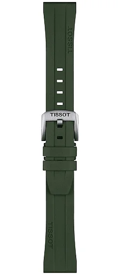 Paski i części Pasek Tissot Khaki Gumowy 20mm T852049054