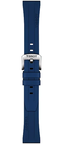 Paski i części Pasek Gumowy Tissot Granatowy 20mm PRC 200 T852044837