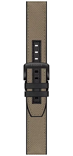 Paski i części Pasek Gumowy Tissot Beżowy 22mm Supersport T604047165