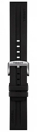 Paski i części Pasek Tissot Gumowy Czarny 22mm T852047708