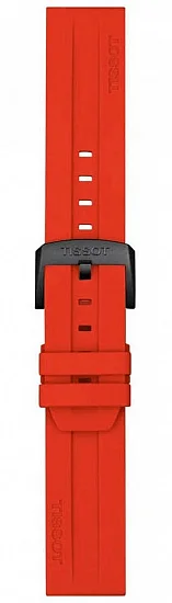Paski i części Pasek Tissot Gumowy Czerwony 22mm T852048933