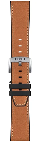 Paski i części Pasek Skórzany Tissot Brązowy 23mm T- Touch T852047777