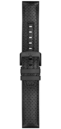 Paski i części Pasek Hybrydowy Tissot Czarny 22mm T-Race T600047413