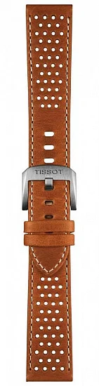 Paski i części Pasek Tissot Jasnobrązowy Skórzany 20mm T852050049