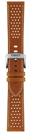 Paski i części Pasek Tissot Jasnobrązowy Skórzany 22mm T852051017