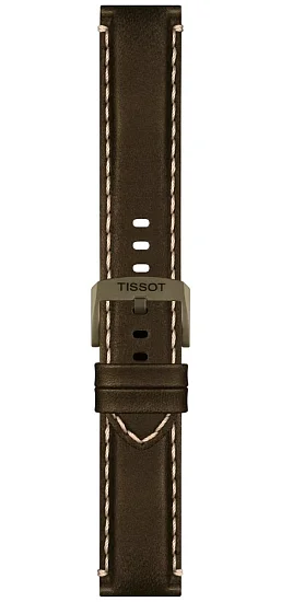 Paski i części Pasek Skórzany Tissot Khaki 22mm Chrono XL T600047905