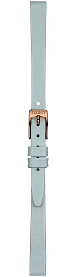 Paski i części Pasek Skórzany Tissot Jasnoniebieski 9mm Lovely Square T600047631