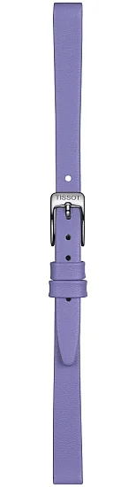 Paski i części Pasek Skórzany Tissot Liliowy 9mm Lovely Square T600047627