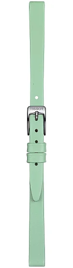 Paski i części Pasek Skórzany Tissot Miętowy 9mm Lovely Square T600047623