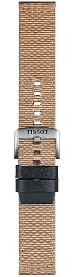 Paski i części Pasek Tissot Beżowy Materiałowy 22mm T852046752