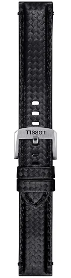 Paski i części Pasek Tissot Czarny Materiałowy 20mm T852046829