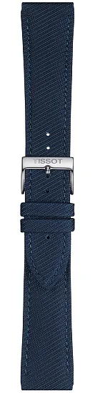 Paski i części Pasek Tissot Niebieski Materiałowy 22mm T852046783