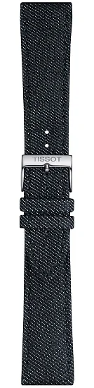 Paski i części Pasek Tissot Niebieski Materiałowy 22mm T852046779