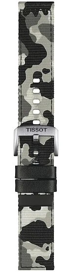 Paski i części Pasek Tissot Khaki Materiałowy 22mm T852046771