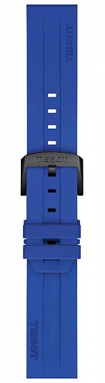 Paski i części Pasek Tissot Niebieski Gumowy 20mm T852049963