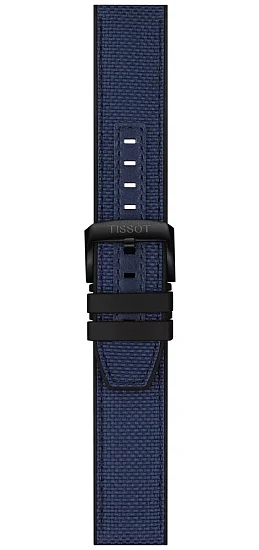Paski i części Pasek Materiałowy Tissot Niebieski 22mm Seastar 2000 T604047052