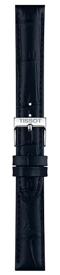 Paski i części Pasek Tissot Niebieski Skórzany 16mm T852051034