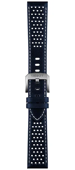 Paski i części Pasek Skórzany Tissot Niebieski 20mm PR516 T600050051