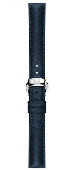Paski i części Pasek Skórzany Tissot Niebieski 15mm z Zapięciem Motylkowym T-My Lady T600046067