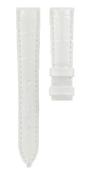 Paski i części Pasek Skórzany Tissot Biały 16mm PRC 200 Lady T610033919