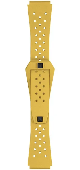 Paski i części Pasek Gumowy Tissot Żółty Sideral T852048859