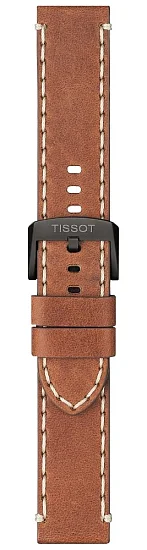 Paski i części Pasek Skórzany Tissot Jasnobrązowy 22mm Chrono XL T600043493