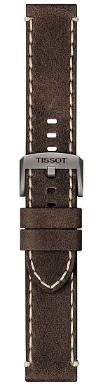 Paski i części Pasek Skórzany Tissot Brązowy 22mm Gent XL, Chrono XL T600043489