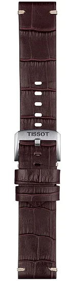 Paski i części Pasek Tissot Brązowy Skórzany 22mm T852046773