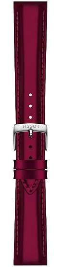 Paski i części Pasek Tissot Czerwony Syntetyczny 18mm T852048152