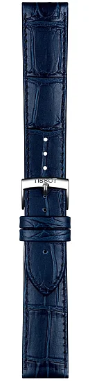 Paski i części Pasek Skórzany Tissot Niebieski 20mm Carson T852041534