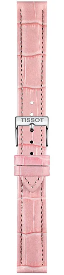 Paski i części Pasek Tissot Różowy Skórzany 16mm T852047114